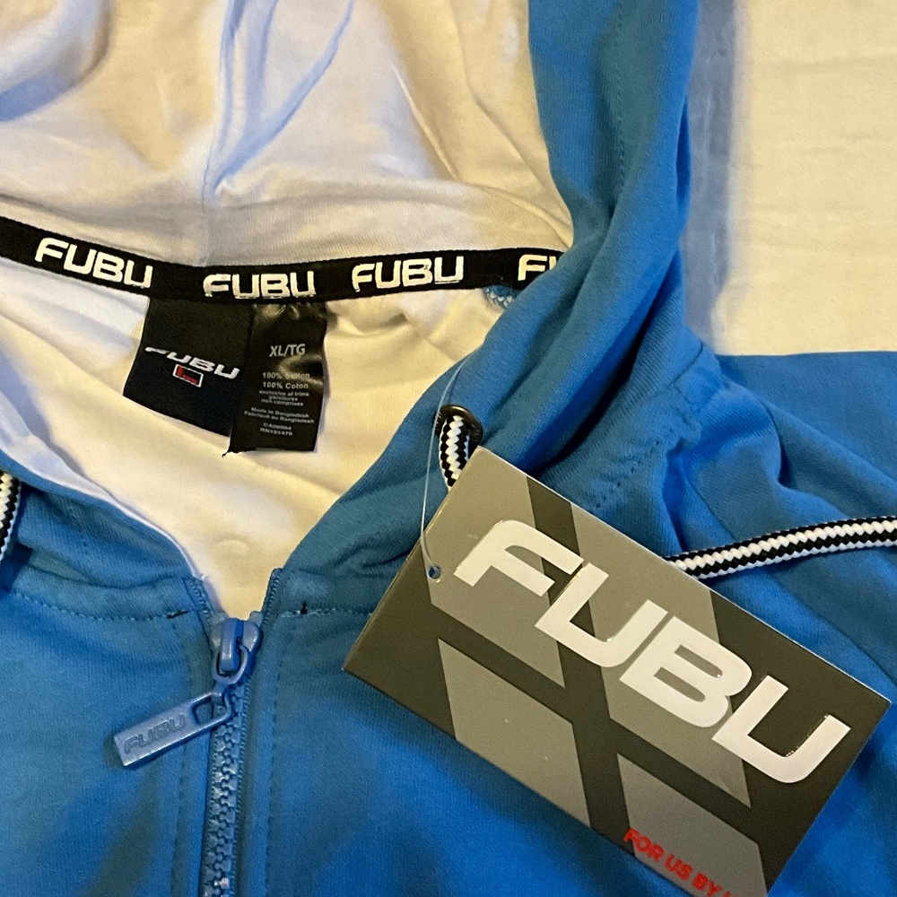 Fubu Mens Zip Up Hoodie size XL - Picture 6 of 12